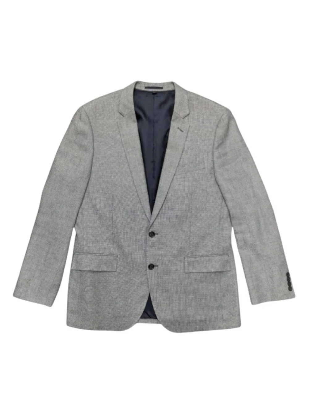J Crew Ludlow Blazer Mens 42R Slim Fit Linen Cotton Sports Coat Jacket Gray